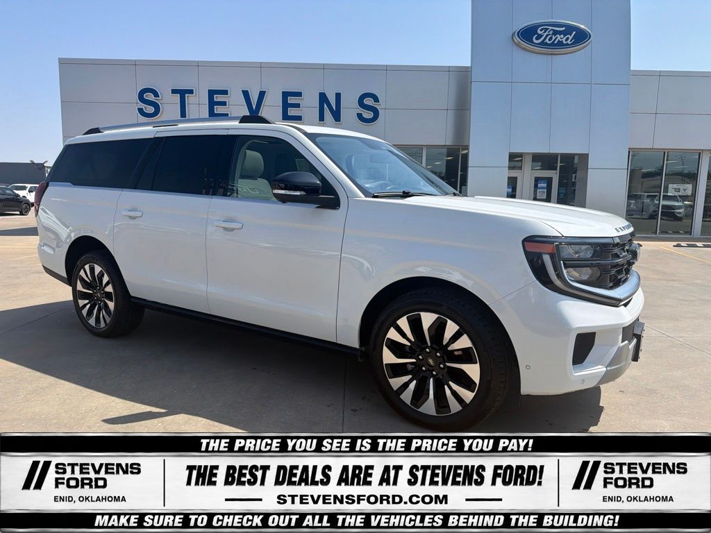 Star White Metallic Tri-Coat 2025 Ford Expedition SUV / Crossover Four-Wheel Drive Automatic