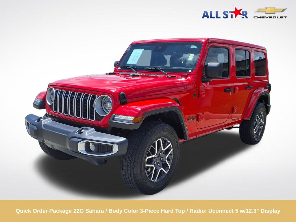 Firecracker Red Clearcoat 2025 Jeep Wrangler SUV / Crossover Four-Wheel Drive 8-Speed Automatic