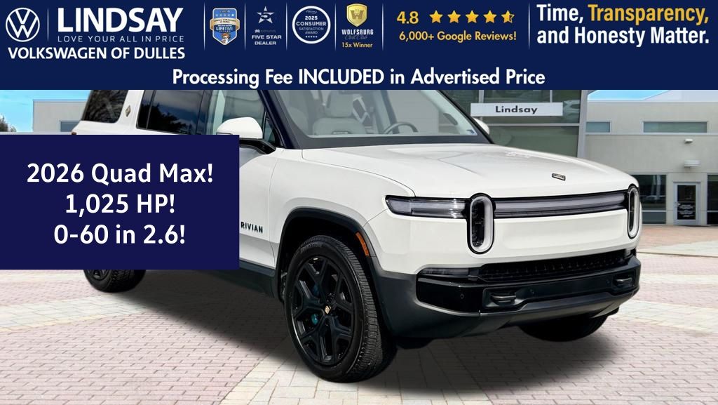 2026 Rivian R1S Ascend Quad Max Motor AWD