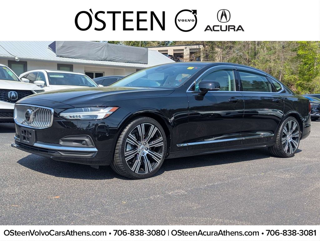 Onyx Black Metallic 2024 Volvo S90 B6 Ultimate AWD Sedan All-Wheel Drive Automatic