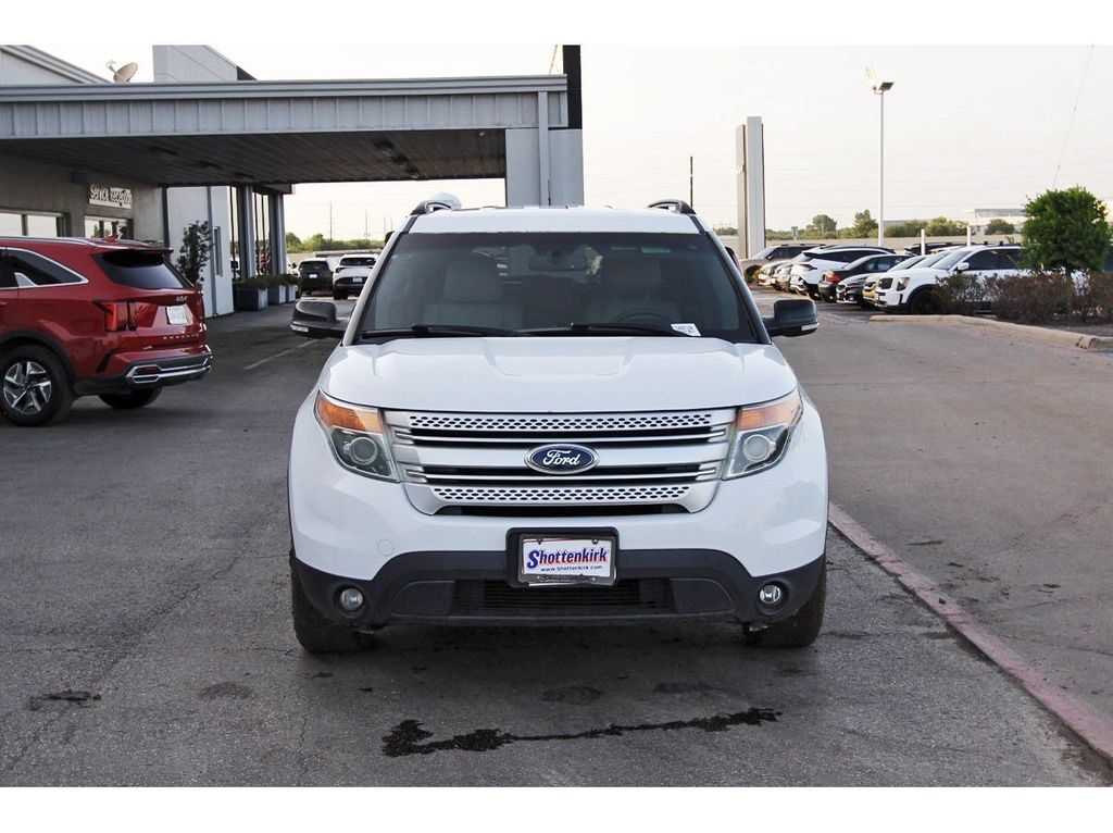 2013 Ford Explorer XLT White at DeMontrond Gulf Freeway