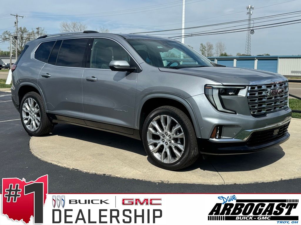 Sterling Metallic 2025 GMC Acadia Denali FWD SUV / Crossover Front-Wheel Drive 8-Speed Automatic