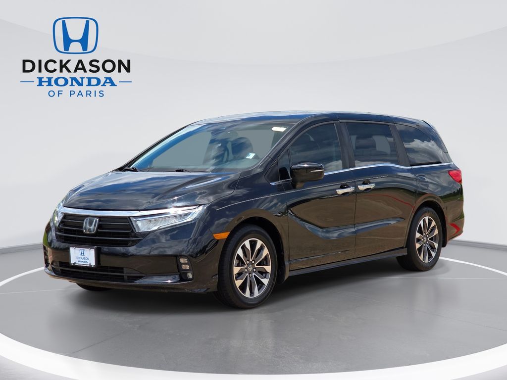 Black 2022 Honda Odyssey EX-L FWD Minivan Front-Wheel Drive Automatic