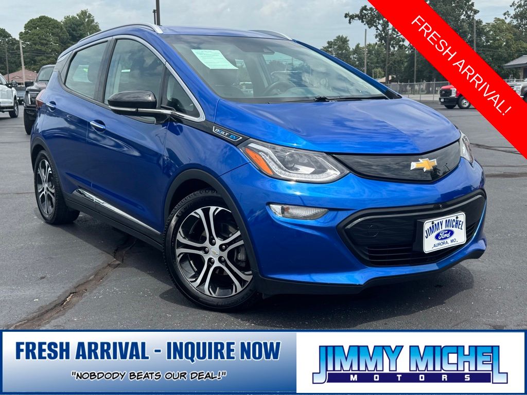Kinetic Blue Metallic 2017 Chevrolet Bolt EV Hatchback Front-Wheel Drive 1-Speed Automatic