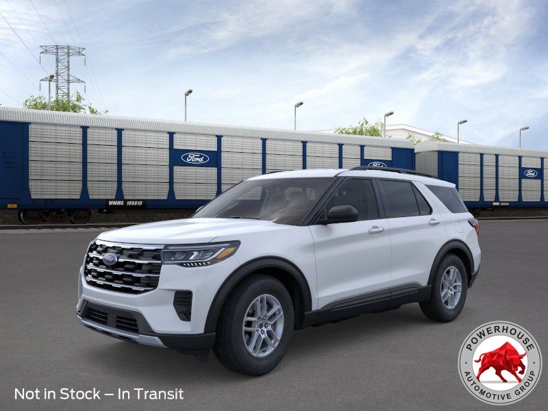 White Metallic 2026 Ford Explorer SUV / Crossover Rear-Wheel Drive Automatic