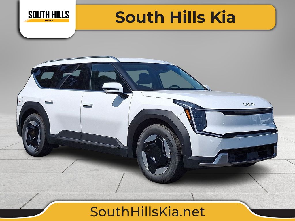 Glacial White Pearl 2026 Kia EV9 Wind AWD SUV / Crossover All-Wheel Drive 1-Speed Automatic