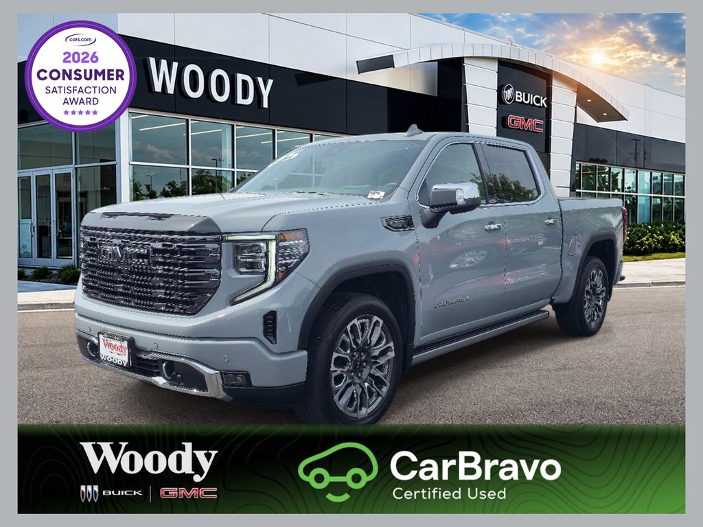 Gray 2025 GMC Sierra 1500 Pickup Truck Four-Wheel Drive Automatic