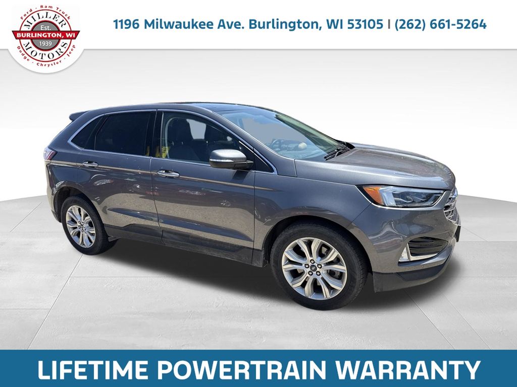 Gray Metallic 2022 Ford Edge SUV / Crossover All-Wheel Drive 8-Speed Automatic