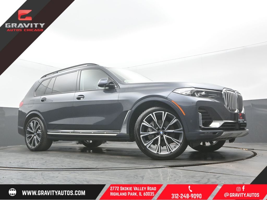 Arctic Gray Metallic 2022 BMW X7 xDrive40i AWD SUV / Crossover All-Wheel Drive 8-Speed Automatic