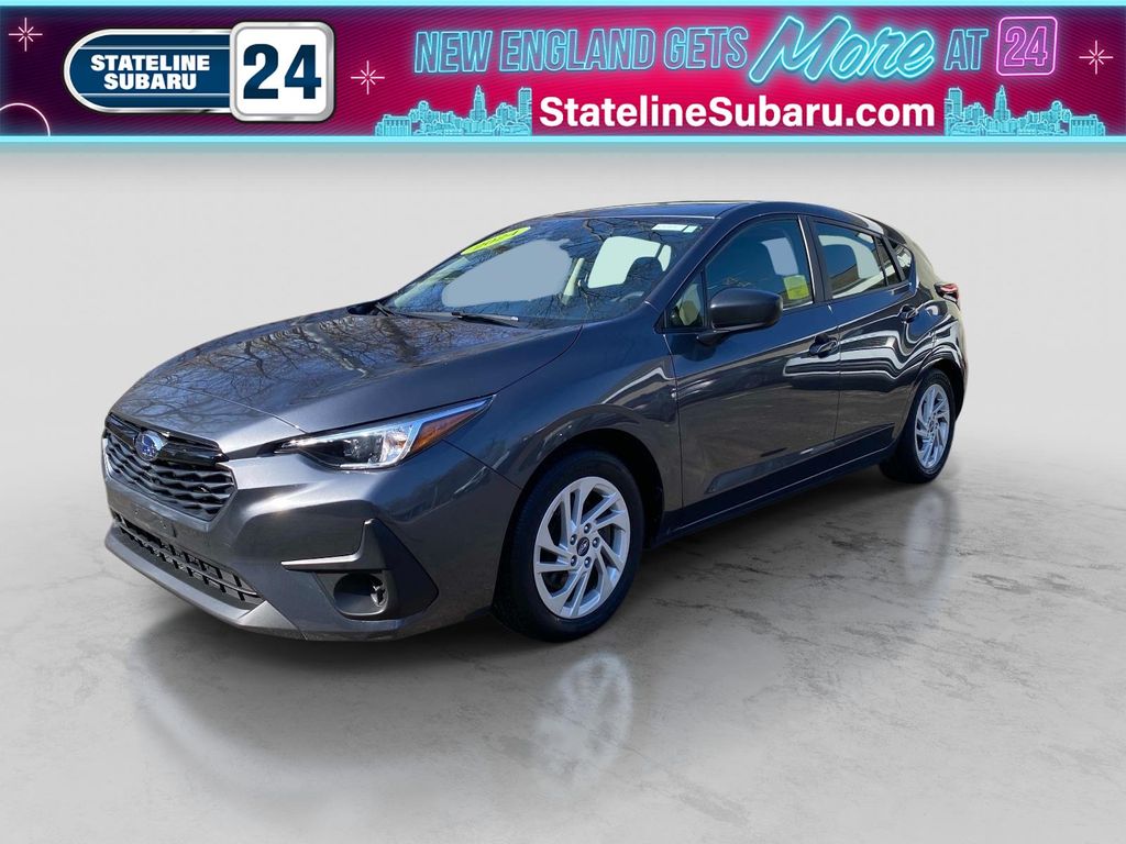 Gray Metallic 2024 Subaru Impreza AWD Wagon All-Wheel Drive Continuously Variable Transmission