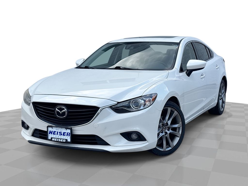 Snowflake White Pearl Mica 2014 Mazda MAZDA6 Sedan Front-Wheel Drive 6-Speed Automatic