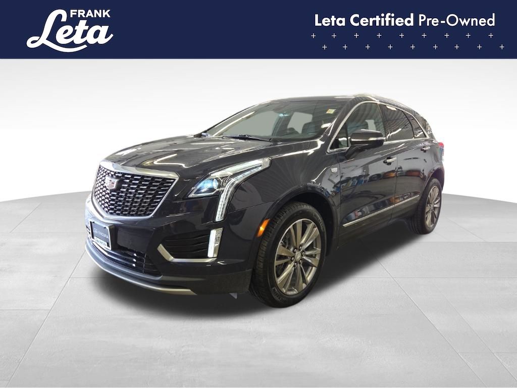 Midnight Sky Metallic 2025 Cadillac XT5 Premium Luxury FWD SUV / Crossover Front-Wheel Drive 9-Speed Automatic