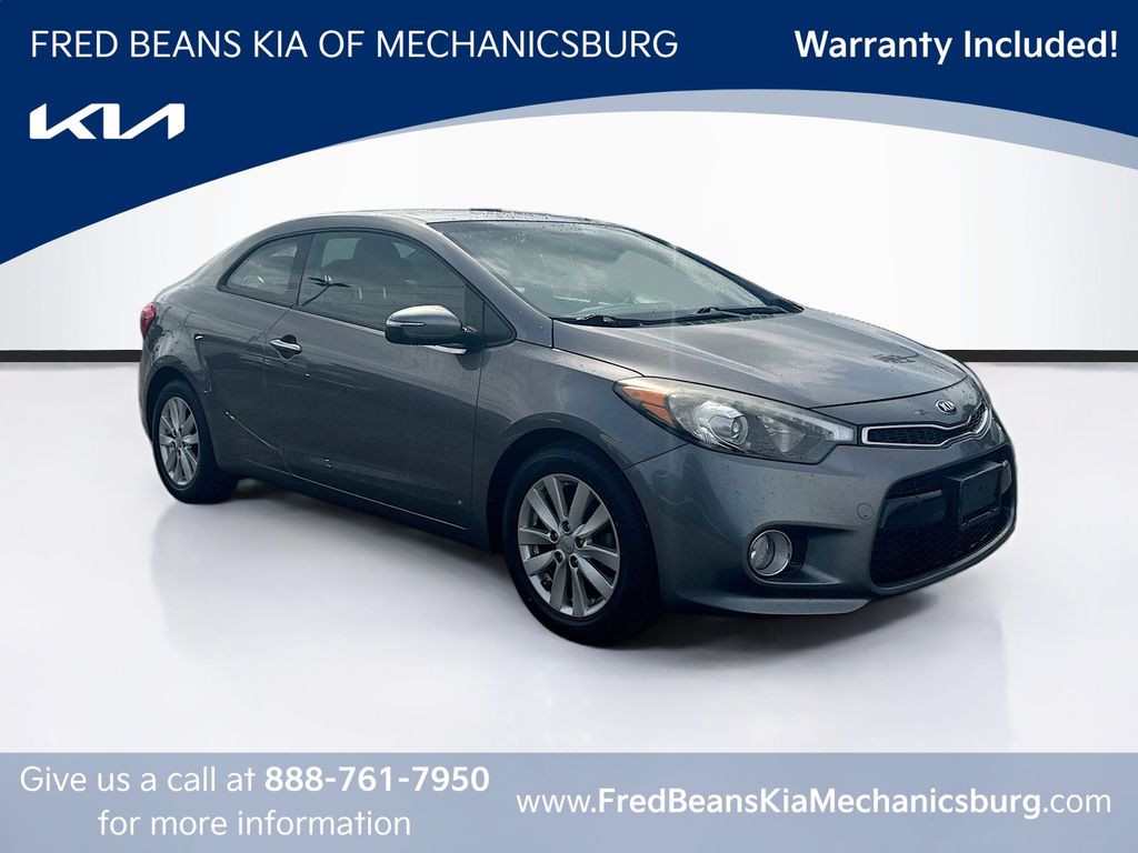 Gray (Graphite Steel) 2016 Kia Forte Koup EX Coupe Front-Wheel Drive 6-Speed Automatic Overdrive