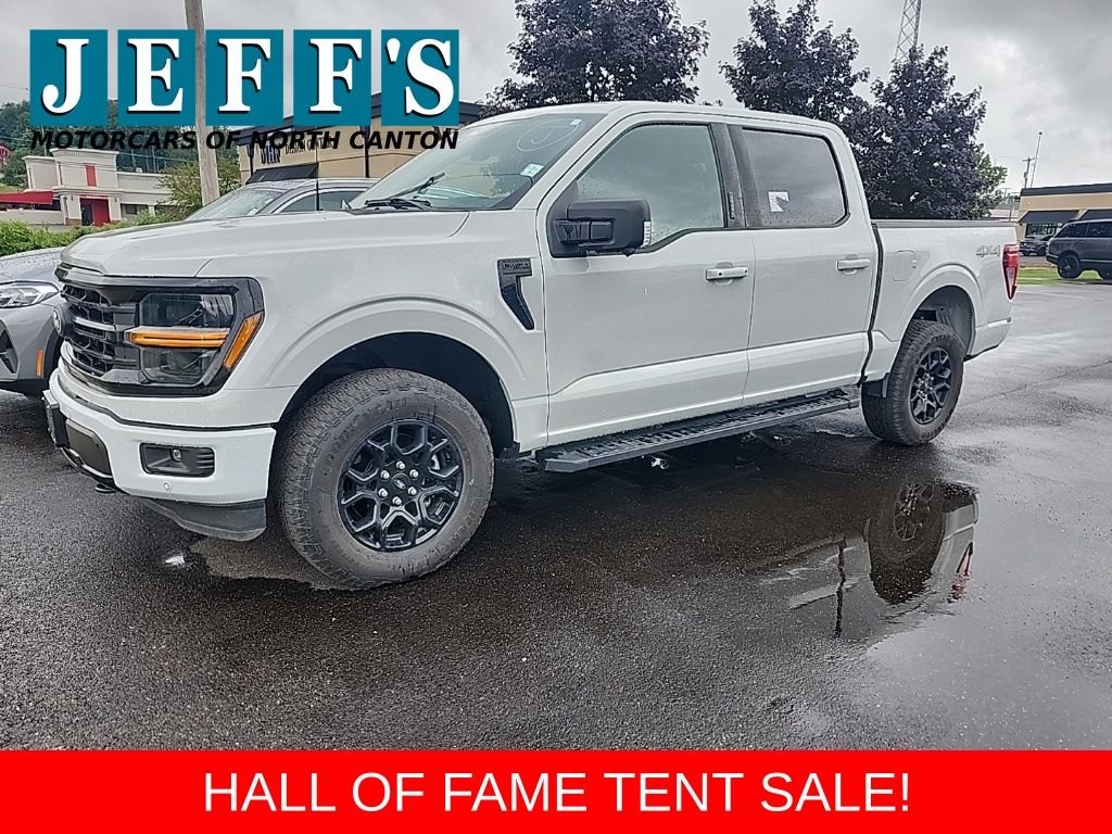 Gray 2024 Ford F-150 Pickup Truck Four-Wheel Drive Automatic