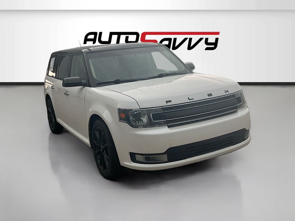 White Platinum Clearcoat Metallic 2018 Ford Flex SEL SUV / Crossover Front-Wheel Drive 6-Speed Automatic