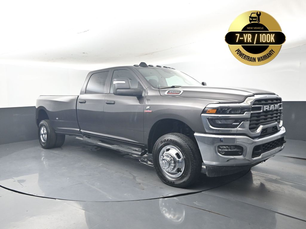 Gray (Granite Crystal Metallic Clearcoat) 2026 RAM 3500 Tradesman Crew Cab LB DRW 4WD Pickup Truck Four-Wheel Drive 8-Speed Automatic