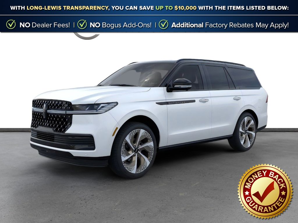 Star White Metallic Tri-Coat 2026 Lincoln Navigator SUV / Crossover Four-Wheel Drive Automatic