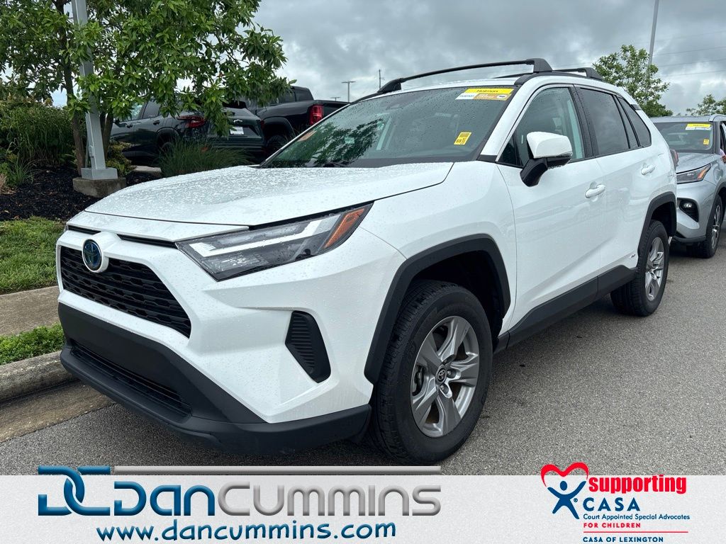 White 2022 Toyota RAV4 Hybrid SUV / Crossover All-Wheel Drive Continuously Variable Transmission