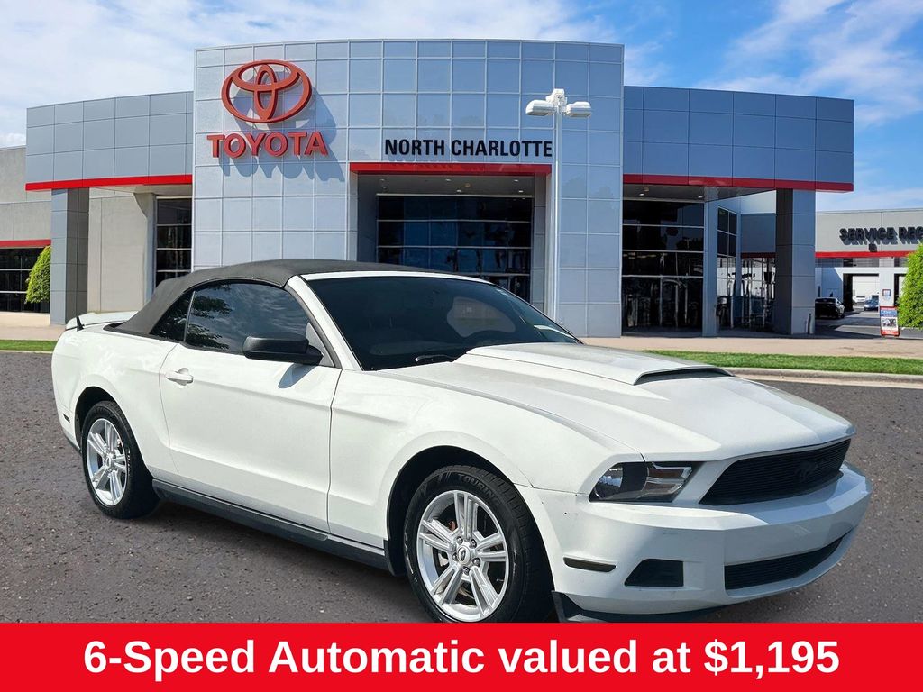 Performance White 2012 Ford Mustang Convertible Rear-Wheel Drive 6-Speed Automatic
