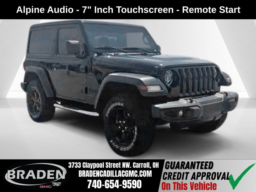 Black Clearcoat 2021 Jeep Wrangler SUV / Crossover Four-Wheel Drive 8-Speed Automatic