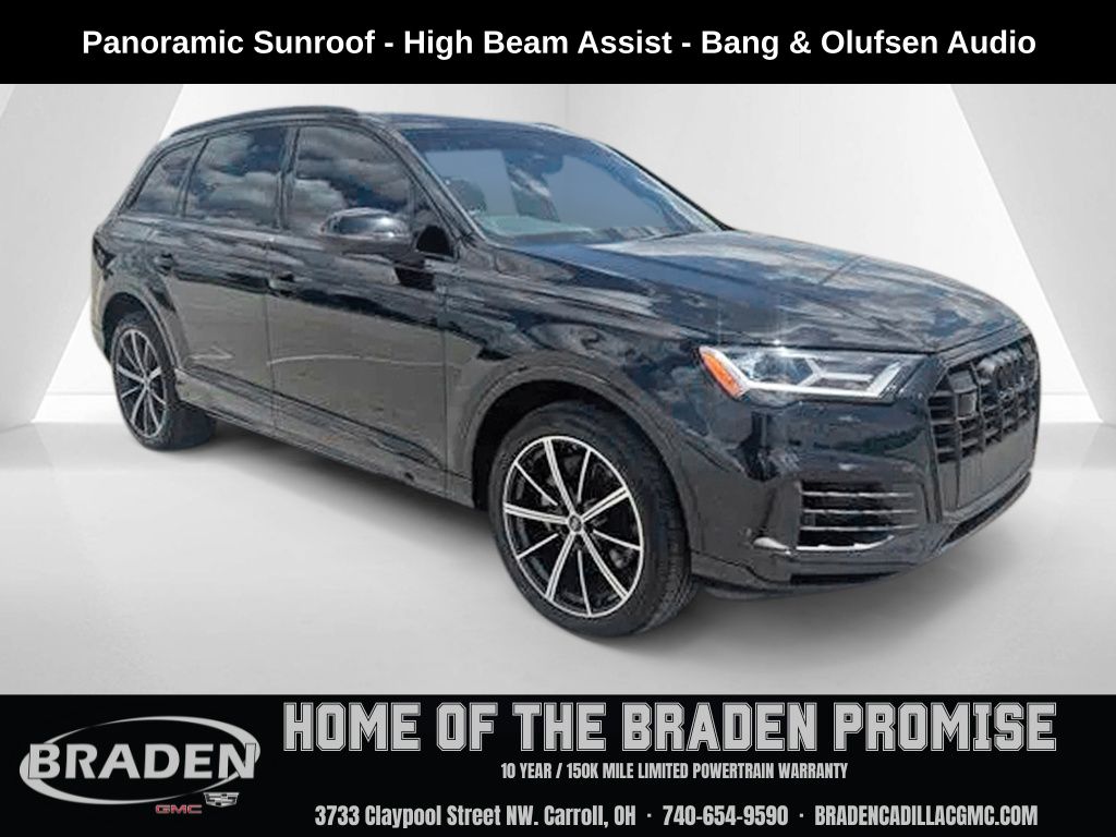 Mythos Black Metallic 2023 Audi Q7 SUV / Crossover All-Wheel Drive 8-Speed Automatic