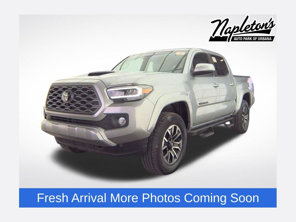 Celestial Silver Metallic 2023 Toyota Tacoma TRD Sport Double Cab 4WD Pickup Truck Four-Wheel Drive 6-Speed Automatic