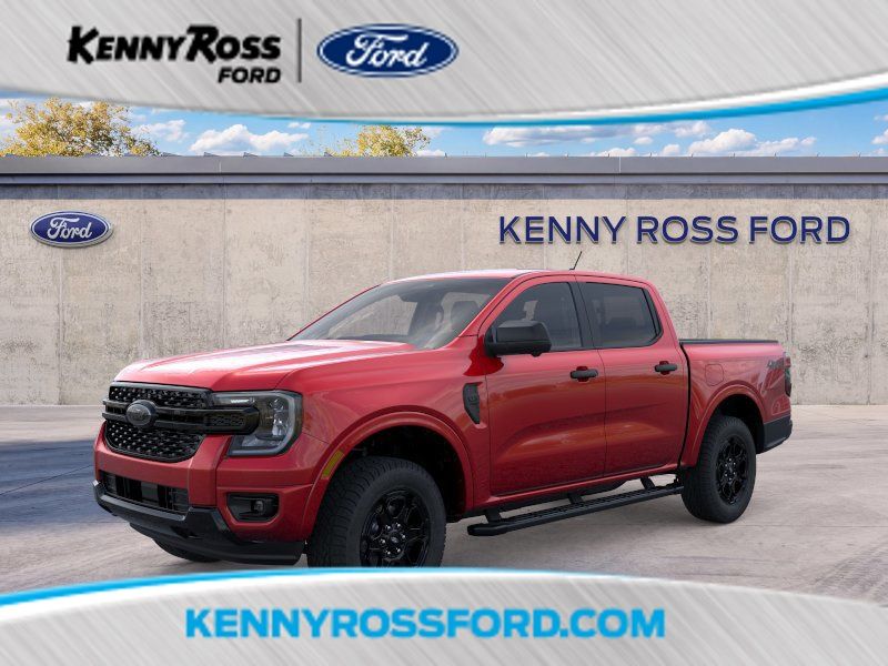 Ruby Red Metallic Tinted Clearcoat 2026 Ford Ranger Pickup Truck Four-Wheel Drive Automatic