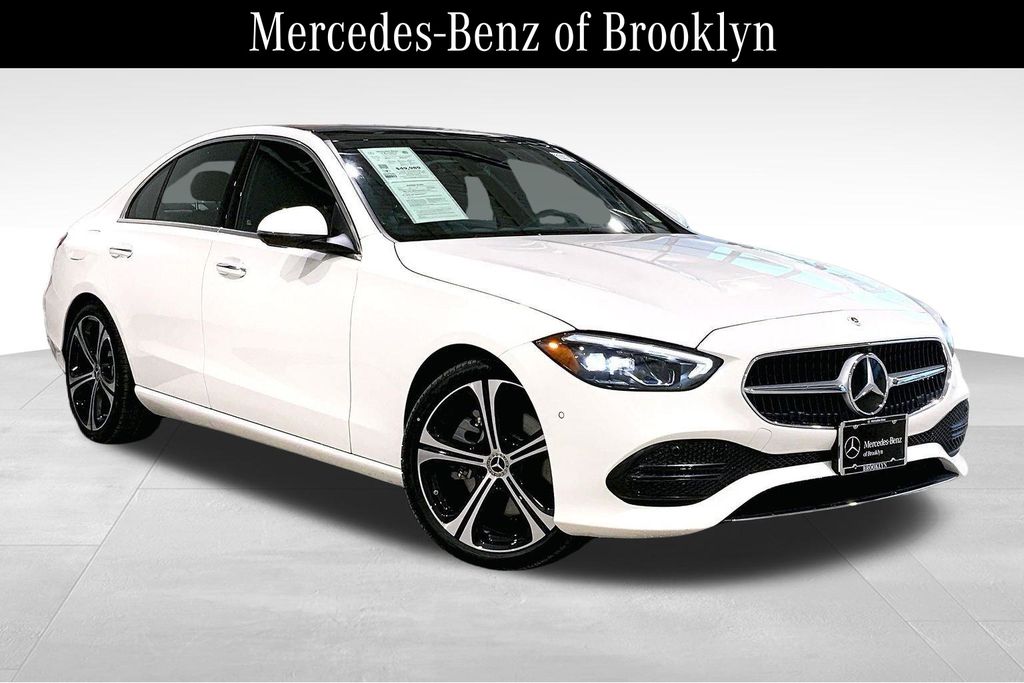 Polar White 2026 Mercedes-Benz C-Class Sedan All-Wheel Drive 9-Speed Automatic