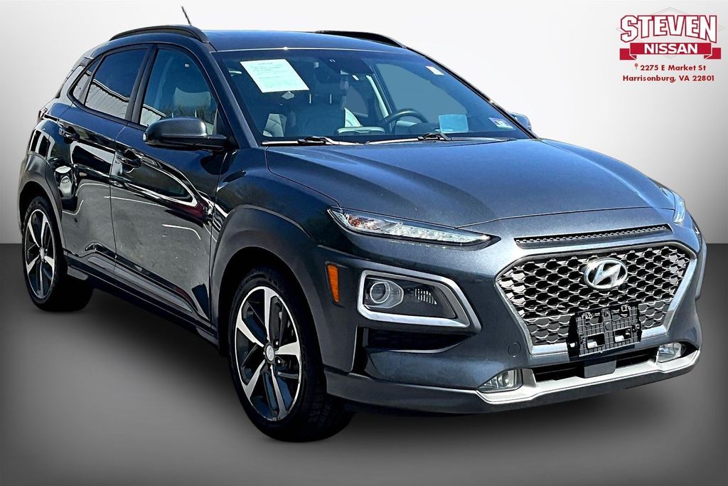 Thunder Gray 2018 Hyundai Kona Ultimate AWD SUV / Crossover All-Wheel Drive 7-Speed Automatic