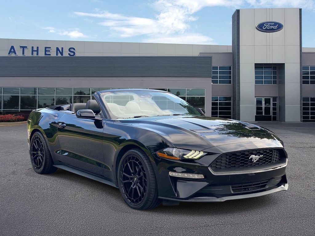 Shadow Black 2022 Ford Mustang Convertible Rear-Wheel Drive Automatic