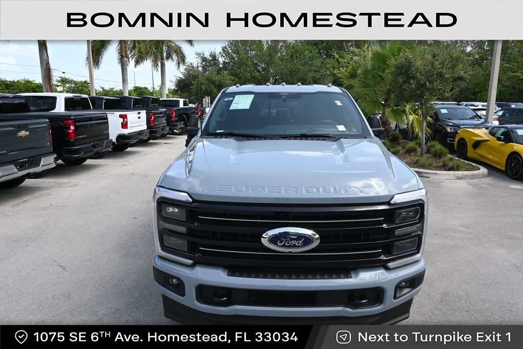 Gray Metallic 2026 Ford F-350 Super Duty Pickup Truck Four-Wheel Drive Automatic