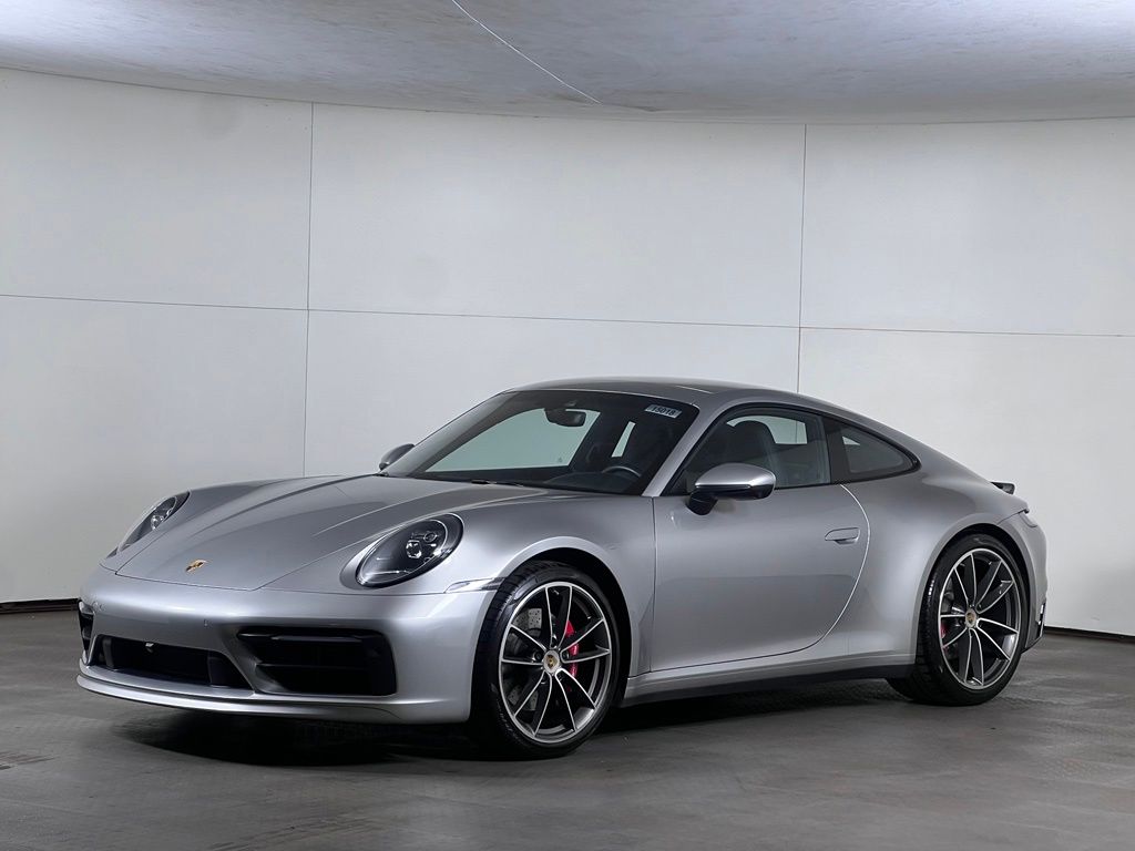GT Silver Metallic 2021 Porsche 911 Carrera 4S Coupe AWD Coupe All-Wheel Drive 8-Speed Automatic