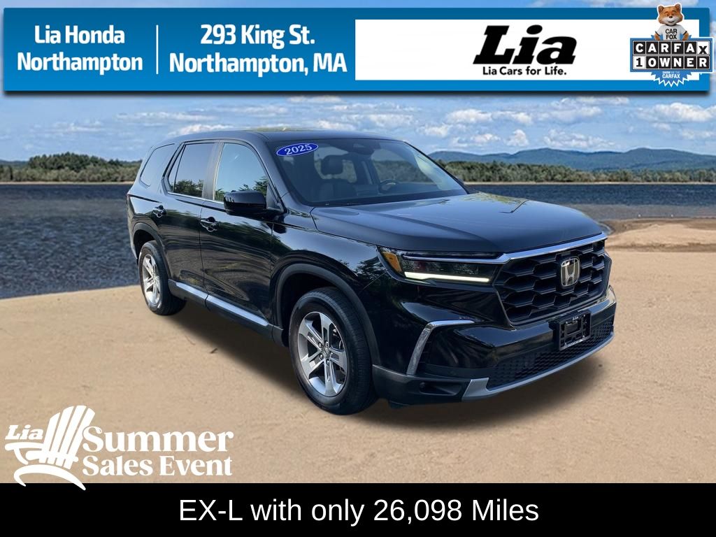 Crystal Black Pearl 2025 Honda Pilot SUV / Crossover All-Wheel Drive Automatic