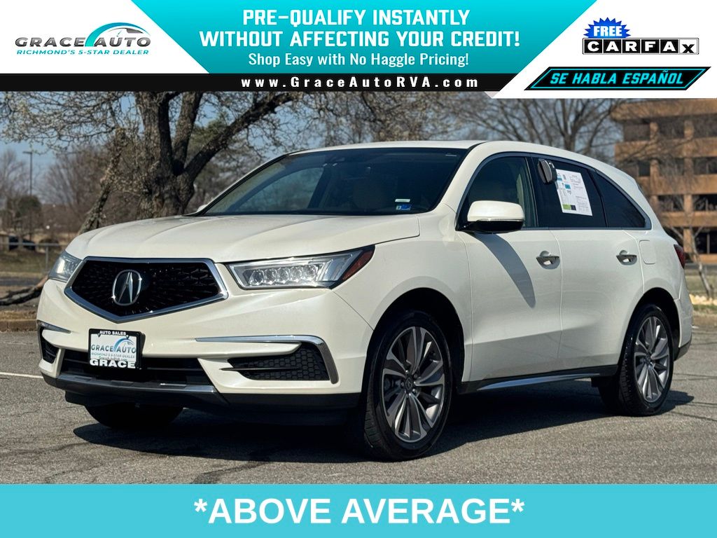 White Diamond Pearl 2017 Acura MDX SH-AWD with Elite Package SUV / Crossover