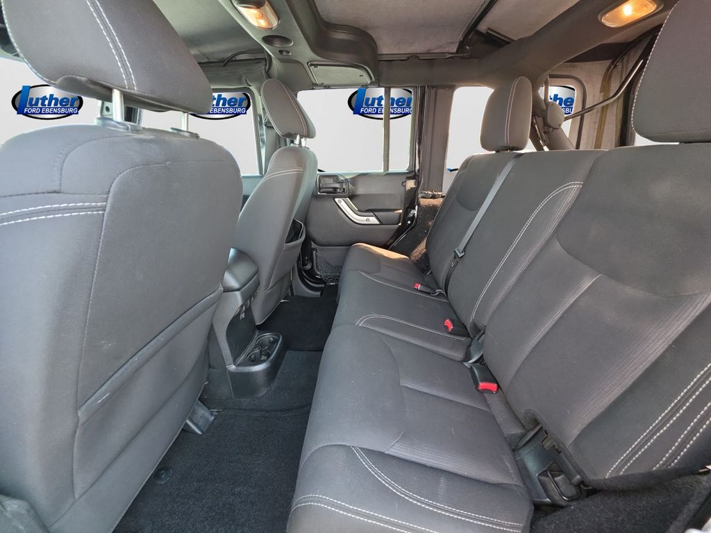 2016 Jeep Wrangler Unlimited Rubicon Black at Klick Lewis Buick Chevrolet