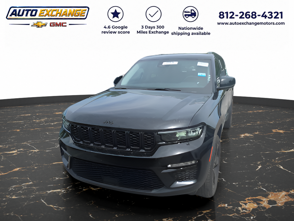 Diamond Black Crystal Pearlcoat 2023 Jeep Grand Cherokee SUV / Crossover Four-Wheel Drive 8-Speed Automatic
