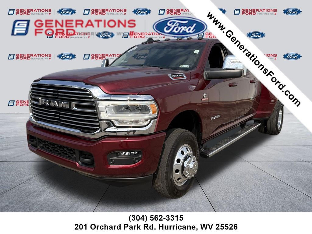 Delmonico Red Pearlcoat 2024 RAM 3500 Pickup Truck Four-Wheel Drive 6-Speed Automatic