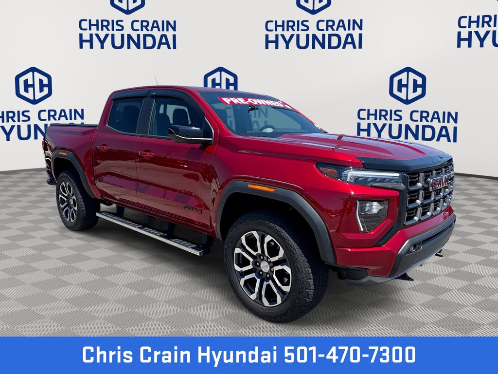 Volcanic Red 2024 GMC Canyon Pickup Truck Four-Wheel Drive 8-Speed Automatic