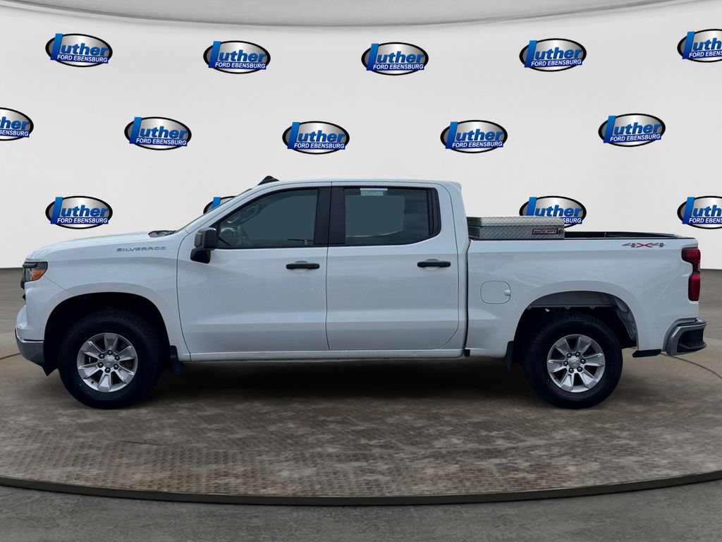 2023 Chevrolet Silverado 1500 WT White at Carlisle Cadillac Buick GMC