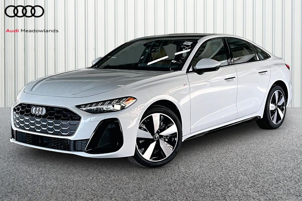 Glacier White Metallic 2026 Audi A5 Coupe 7-Speed Automatic