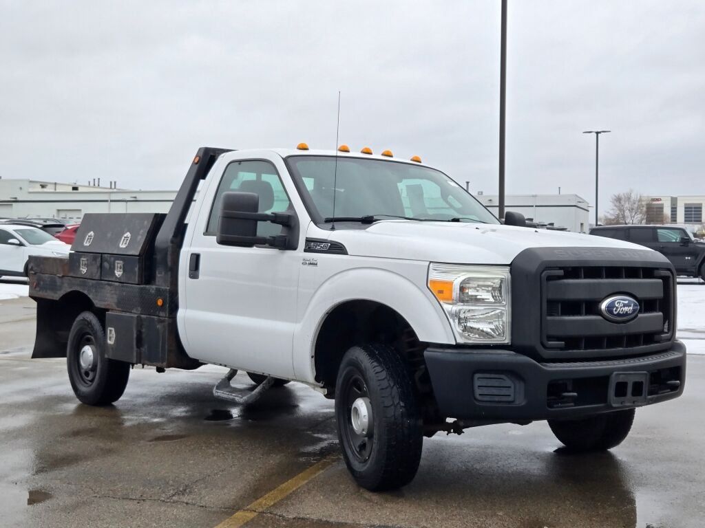 Oxford White 2012 Ford F-350 Super Duty Chassis XL 4WD Pickup Truck Four-Wheel Drive 6-Speed Automatic Overdrive