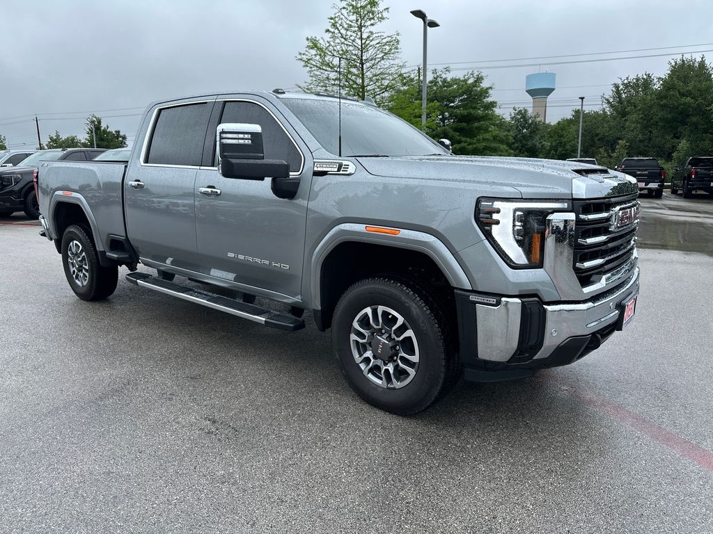 Sterling Metallic 2025 GMC Sierra 2500HD SLT Crew Cab 4WD Pickup Truck Four-Wheel Drive Automatic