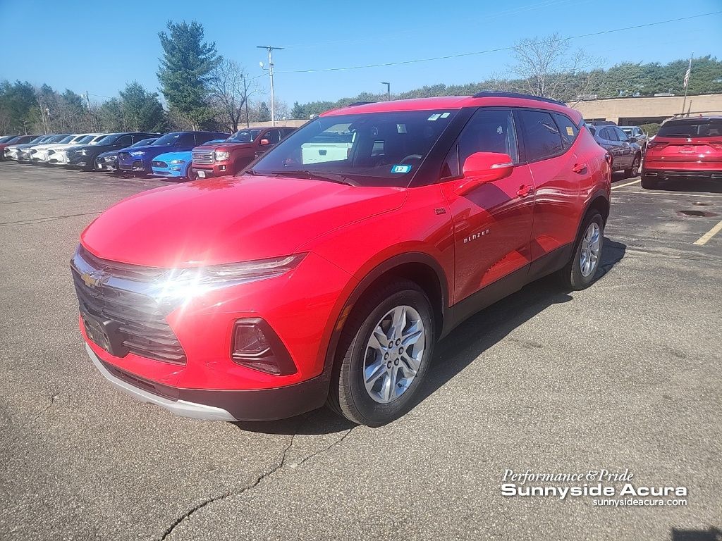 Red Hot 2021 Chevrolet Blazer 2LT AWD SUV / Crossover All-Wheel Drive 9-Speed Automatic
