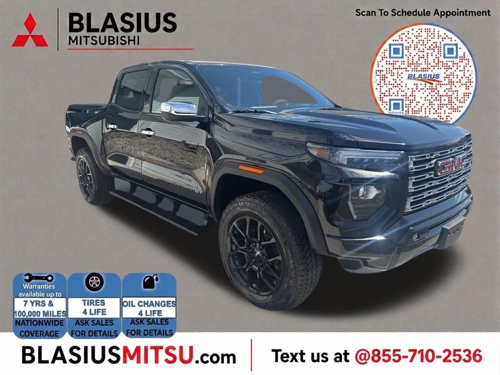 Onyx Black 2024 GMC Canyon Pickup Truck Four-Wheel Drive 8-Speed Automatic