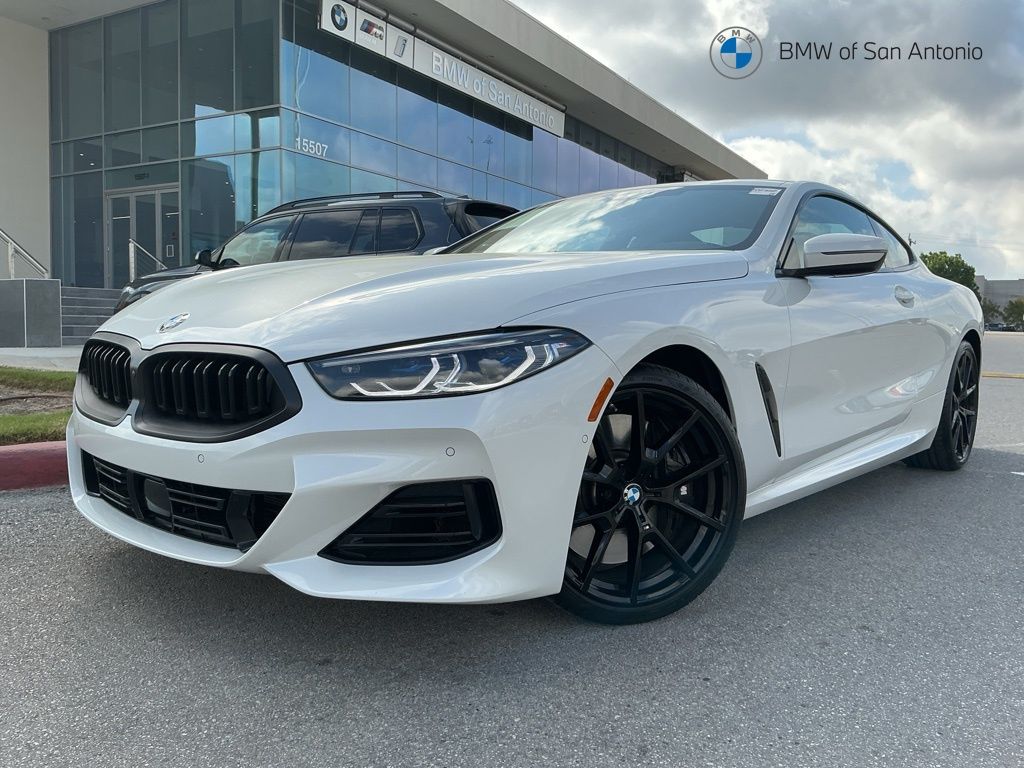 Mineral White Metallic 2026 BMW 8 Series Coupe All-Wheel Drive 8-Speed Automatic