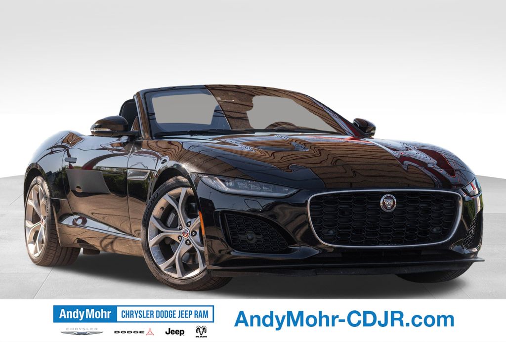 Ligurian Black Gloss 2021 Jaguar F-TYPE P300 Convertible RWD Convertible Rear-Wheel Drive 8-Speed Automatic