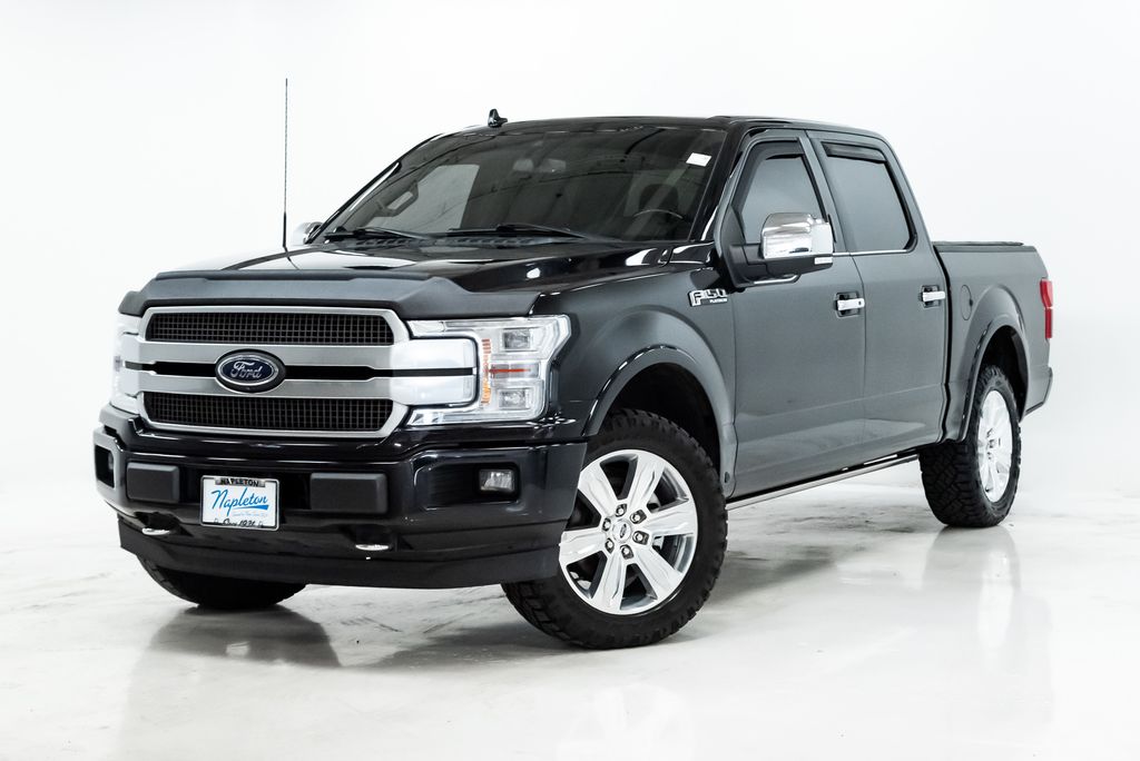 Agate Black Metallic 2020 Ford F-150 Pickup Truck Four-Wheel Drive Automatic