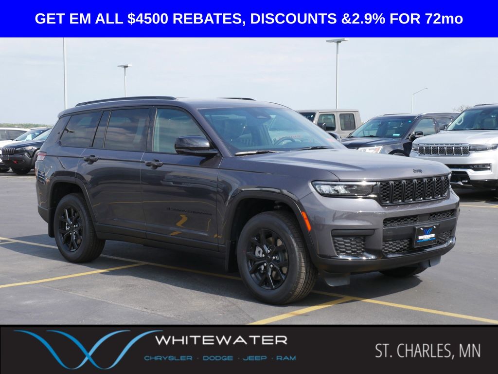 Baltic Gray Metallic Clearcoat 2025 Jeep Grand Cherokee L Altitude X 4WD SUV / Crossover Four-Wheel Drive 8-Speed Automatic