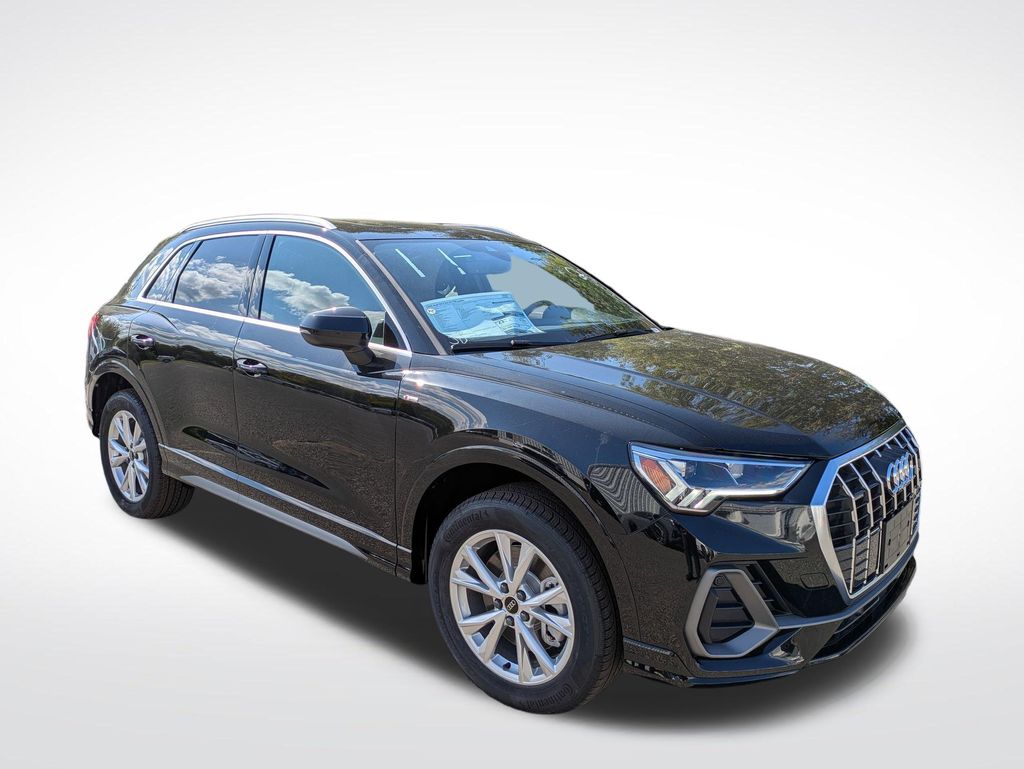 Mythos Black Metallic 2025 Audi Q3 quattro Premium S Line 45 TFSI SUV / Crossover All-Wheel Drive 8-Speed Automatic
