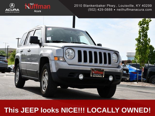 Billet Silver Metallic Clearcoat 2015 Jeep Patriot Sport 4WD SUV / Crossover Four-Wheel Drive 6-Speed Automatic